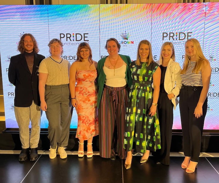 Stories of bravery and authenticity headlined Crown’s Pride Luncheon, underpinned by the theme Be brave. Be strong. Be you.