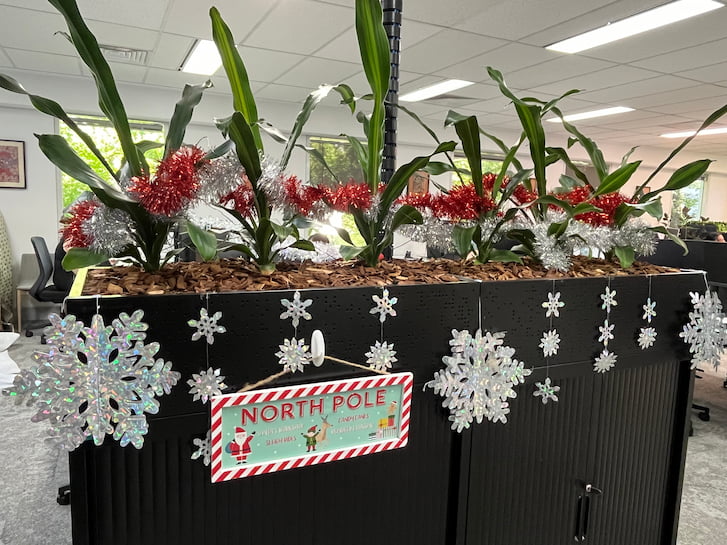 In December 2023, the CCIWA offices transformed into a Christmas wonderland, with the resurgence of its annual Festive Desk Decorating Competition.